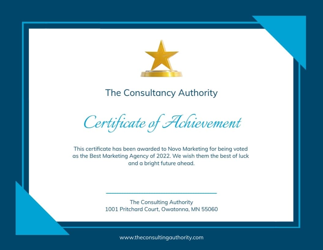 Certificate 1